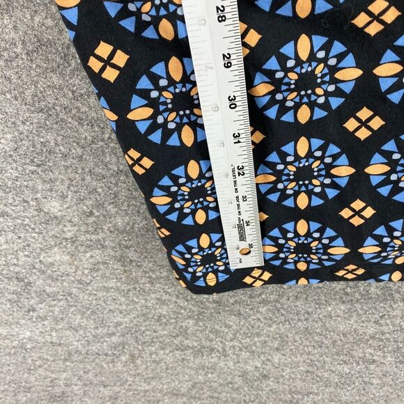 Mata Traders Dress Women XS Black Geometric Sheath Midi Round Neck Sleeveless - Picture 7 of 9